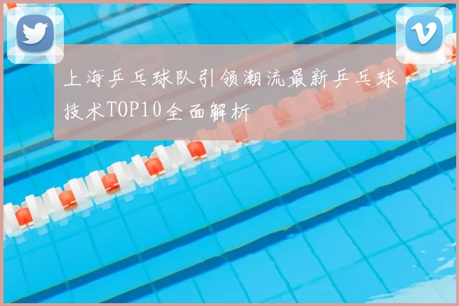 上海乒乓球队引领潮流最新乒乓球技术TOP10全面解析
